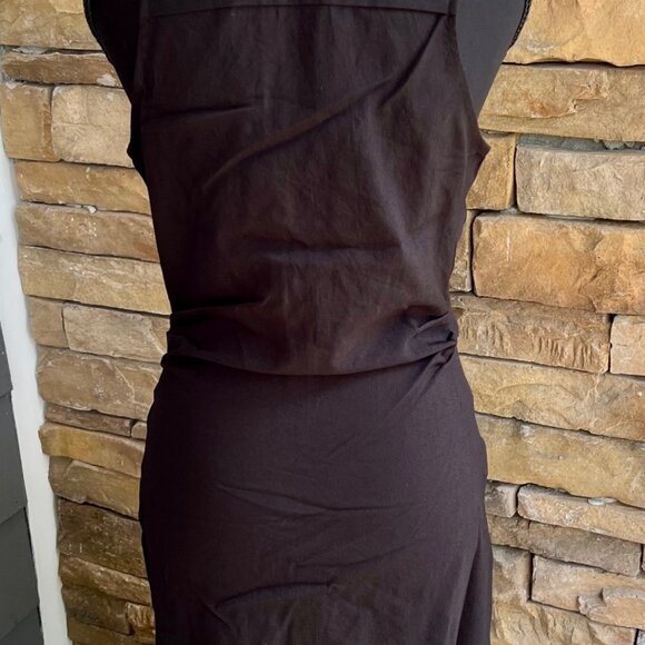 Crosby St Black Plunging Shirt Dress by Choosy NWT Size 0 - Picture 5 of 5